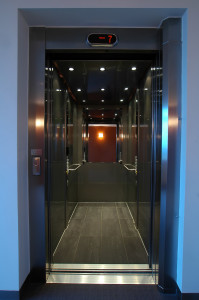lift with mirror
